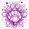 Creative Seashell In DXF Format - Free Download