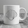 Artistic Seashell Image In PDF For Free Download