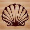 Coastal Decor Vector Graphic Seashell design vector illustration suitable for seaside-themed projects.