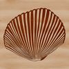 Beautiful Seaside Decorations A detailed, vector illustration of a seashell, suitable for digital designs and craft projects.