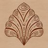 Seaside Treasure Icon A stylized vector illustration of a seashell suitable for seaside-themed designs and crafts.