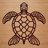 Underwater Friend A digital illustration of a sea turtle in a natural setting.