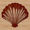 Seashell Clip Art for Vector Projects Illustrative image of a stylized seashell, suitable for vector art projects.