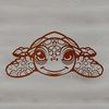 Cute Ocean Creature Vector Graphic A digital illustration of a sea turtle swimming in the ocean, depicted as a vector graphic design.