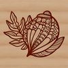 Seaside Shell Vector Graphics An intricately detailed vector representation of a seaside shell, ideal for crafting and DIY applications.