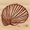 Coastal Theme Clip Art Free Download A detailed illustration of a seashell found on the seaside.
