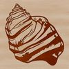 Beautiful Shell Illustration Vector A detailed illustration of a seashell suitable for vector design projects.