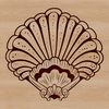Seashell Illustration A stylized illustration of a seashell with intricate details, suitable for various design applications.