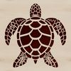 Realistic SVG Sea Creature Design A realistic illustration of a sea turtle swimming in the ocean, suitable for use as clip art.