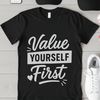 Empowering Designs for Your Personal Growth A motivational quote with a bold, modern design, emphasizing the importance of self-worth.