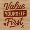 Empowering Quotes in Simple Design A set of inspirational quotes about self worth and confidence, displayed in a clean and minimalist design.