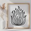 Stunning Flames PNG - For Sublimation Project