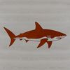 A realistic illustration of a shark, a wild sea creature found in oceans worldwide.