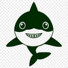 Cute Shark In PNG - Free Digital Download