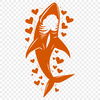 Unique Shark Illustration In DXF For Free Download