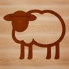Cute Sheep SVG Graphic Design A simple line drawing of a farm animal, specifically a sheep, designed as vector art.