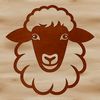 Minimalist Farm Animal Illustration A vector illustration of an animal from the farm, rendered in a minimalist style using lines and shapes.