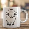 Sheep Vector Illustration In PNG & SVG - Free Digital Download