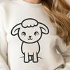 Creative Sheep In DXF Format - Free Download