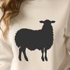 Beautiful Sheep In DXF - For Free Download, Commercial Use