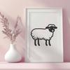 Artistic Sheep - PDF For Commercial Use