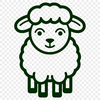 Unique Sheep In DXF - Free Download