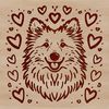 Vector Dog Breed Art - Shetland Sheepdog Head A breed-specific illustration of a Shetland Sheepdog's head, created as vector art.