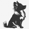 Dog Drawing In SVG, PNG, PDF And DXF Formats