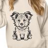 Beautiful Shetland Sheepdog In PNG & SVG