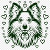 Creative Shetland Sheepdog Printable Image