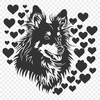 Shetland Sheepdog In DXF For Download, Free Commercial Use