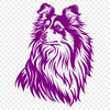 Free Unique Shetland Sheepdog Illustration