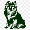 Shetland Sheepdog In SVG Format - Free Digital Download, Commercial Use