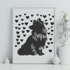 Shetland Sheepdog Clipart In SVG, PNG, PDF And DXF Formats