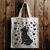 Shiba Inu Design with Heart Motifs A seated Shiba Inu with heart motifs, suitable for vector design or digital art.