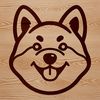 A playful Shiba Inu illustration A simple line drawing of a Shiba Inu dog's head, suitable for pet owners and animal enthusiasts.