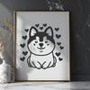 Stunning Shiba Inu - Laser Engraver DXF Free Download