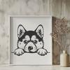 Shiba Inu Digital Artwork In SVG, PNG, PDF And DXF File Formats