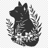 Floral Dog PNGs - Free Download