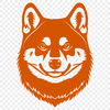 Free Beautiful Shiba Inu - Free SVG Download, Commercial Use