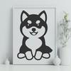 Free Shiba Inu In SVG, PNG, PDF And DXF File Formats - Free