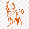 Free Beautiful Shiba Inu Digital Drawing