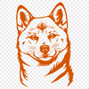 Shiba Inu Vector Image In PNG File Format For Free Download