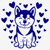 Creative Shiba Inu In SVG For Free Download