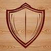 Vector illustration of a shield, ideal for graphic design projects