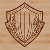 An ornate shield vector design featuring intricate details.