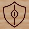A detailed shield design created as a vector art file, suitable for various uses including crafting and digital projects.