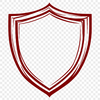 Sturdy Defense Symbol SVG Vector Graphic Design A vector graphic shield design featuring a sturdy defense symbol.