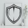 Shield Illustration In SVG, PNG, PDF And DXF Formats