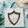 Protective Emblem Illustration in High-Quality SVG Format A protective shield icon in vector format.
